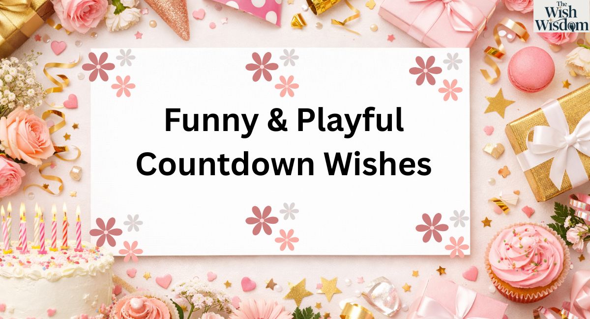 Funny & Playful Countdown Wishes