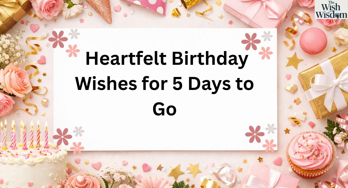  Heartfelt Birthday Wishes for 5 Days to Go