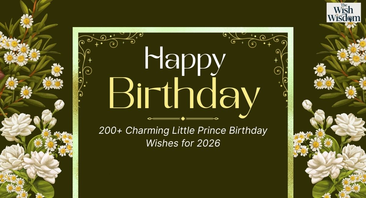 Little Prince Birthday Wishes