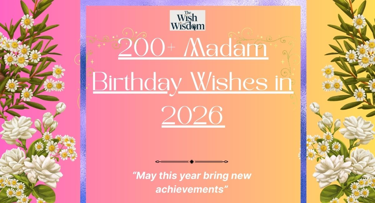Madam Birthday Wishes