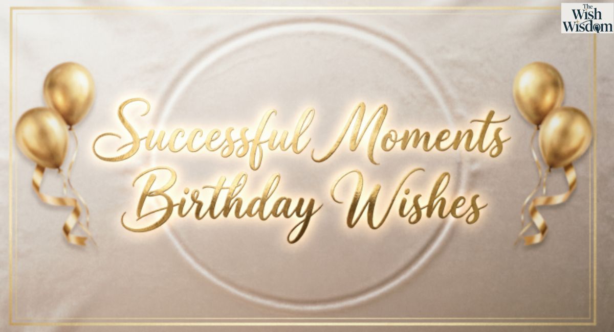 Successful Moments Birthday Wishes