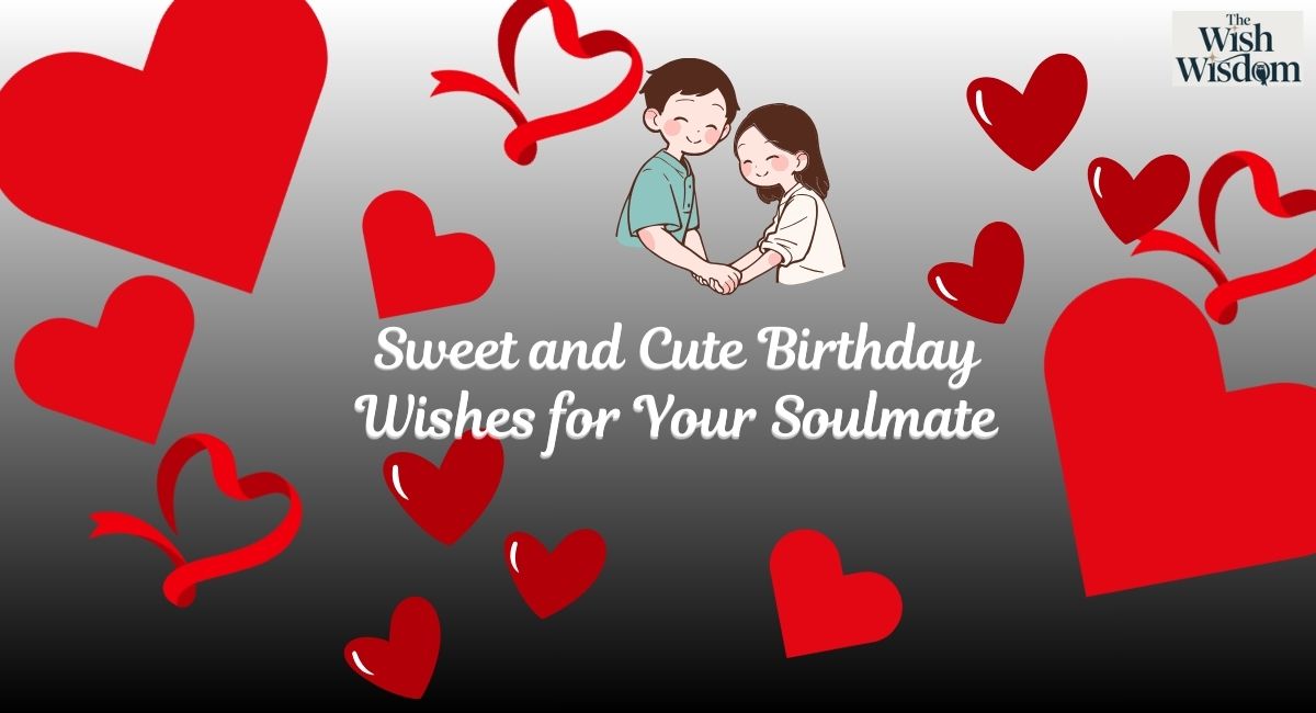 Sweet and Cute Birthday Wishes for Your Soulmate
