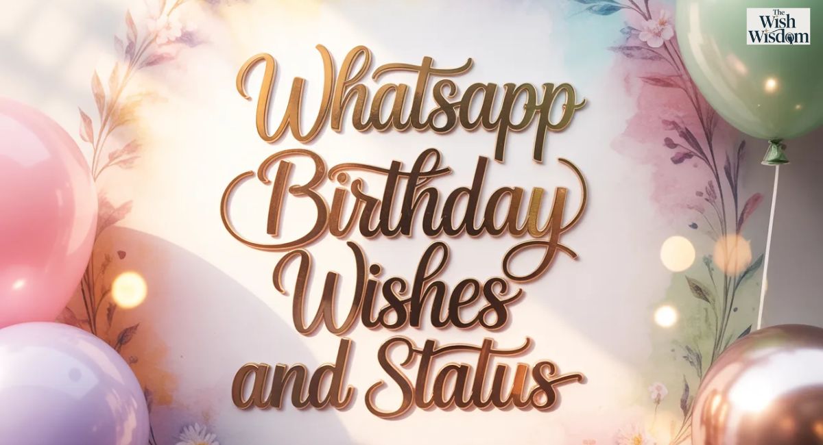 WhatsApp Birthday Wishes and Status