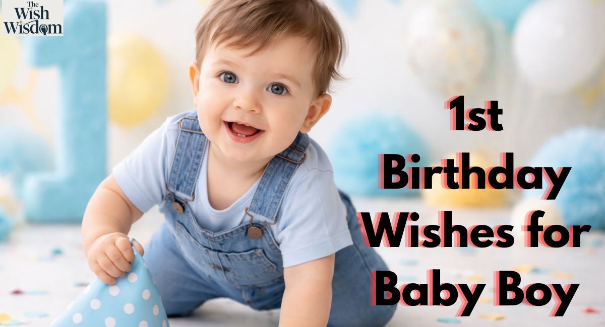 1st Birthday Wishes for Baby Boy