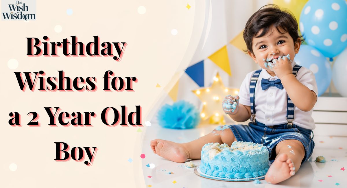 Birthday Wishes for a 2 Year Old Boy
