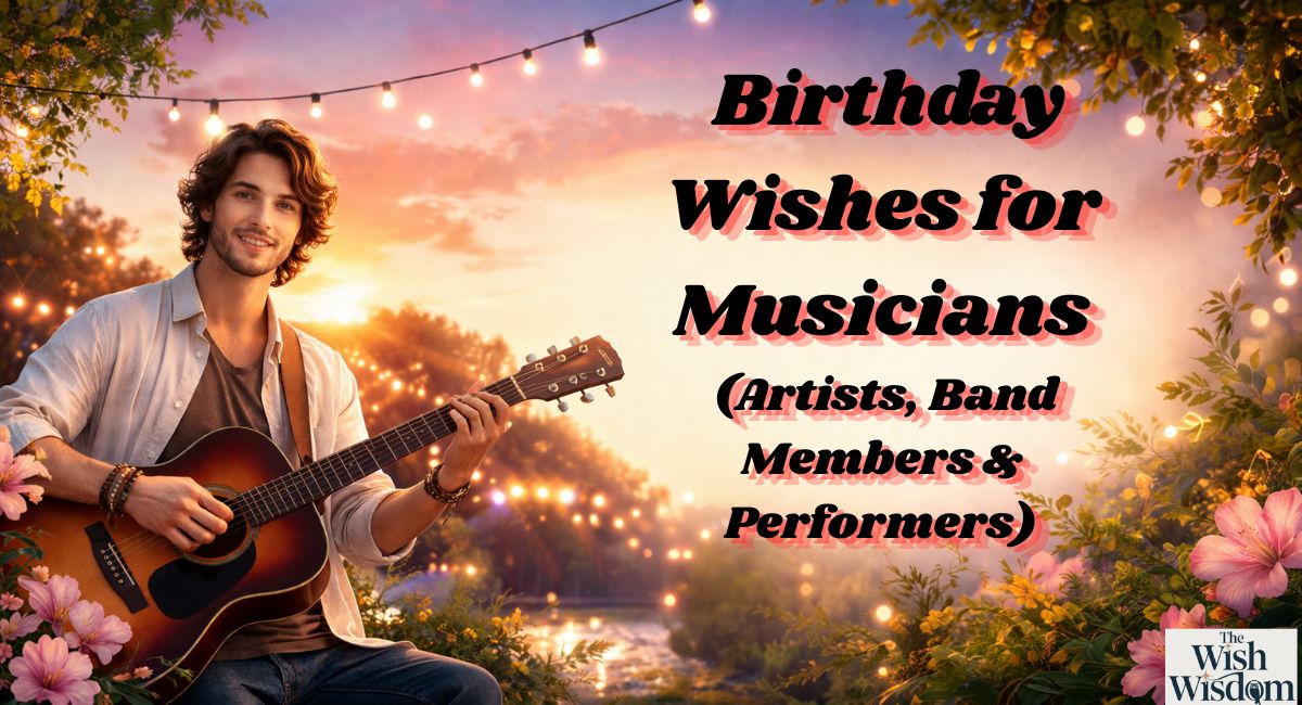 Birthday Wishes for Specific Musicians: Guitarists, Drummers & Instrument Players