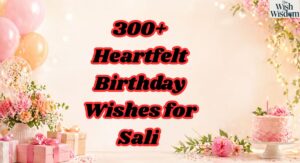 Birthday Wishes for Sali