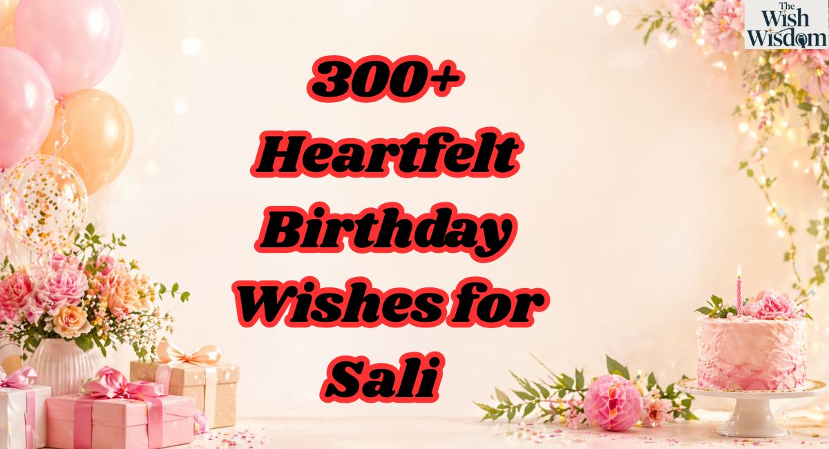Birthday Wishes for Sali