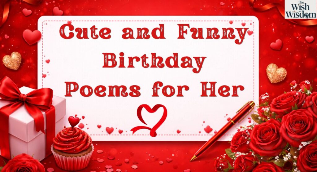 Cute and Funny Birthday Poems for Her