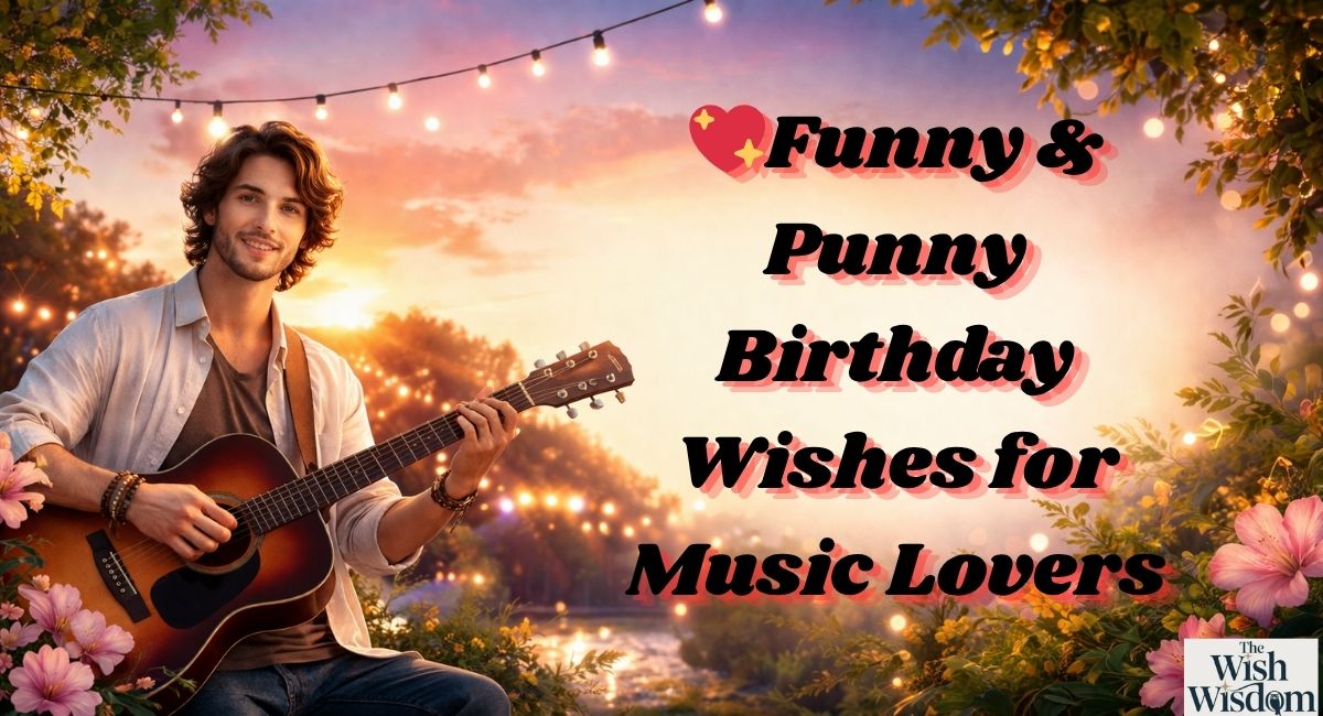 Funny & Punny Birthday Wishes for Music Lovers
