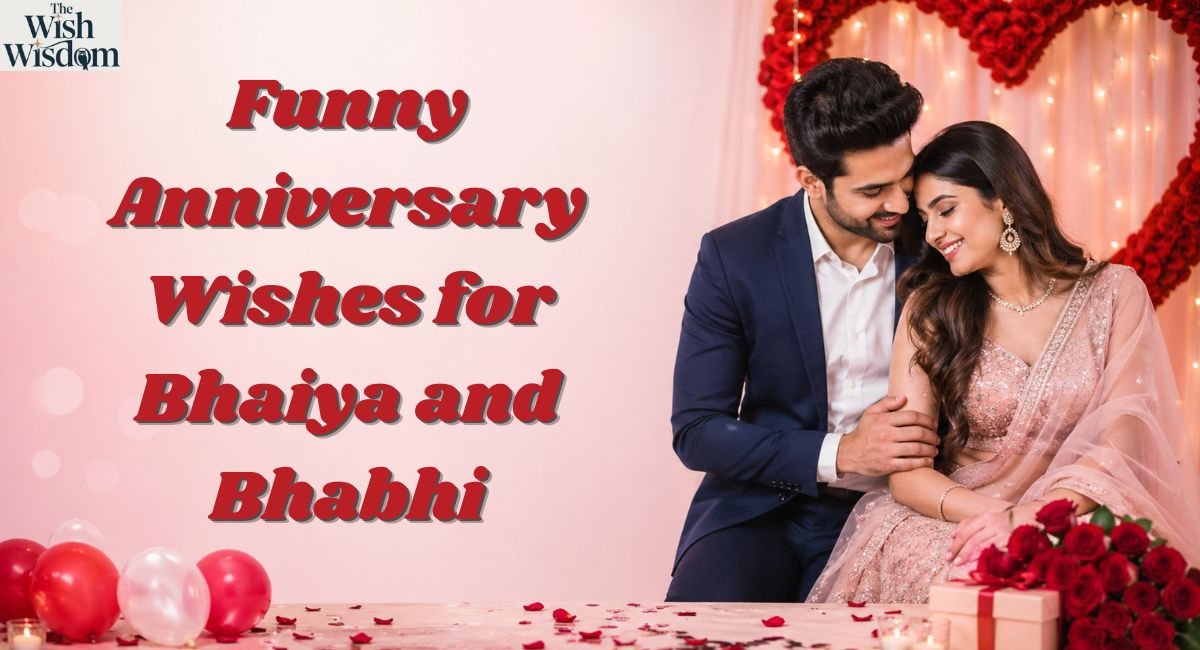 Funny Anniversary Wishes for Bhaiya and Bhabhi
