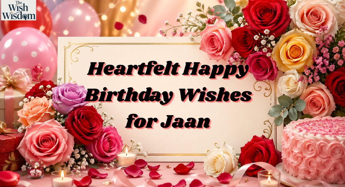 Heartfelt Happy Birthday Wishes for Jaan