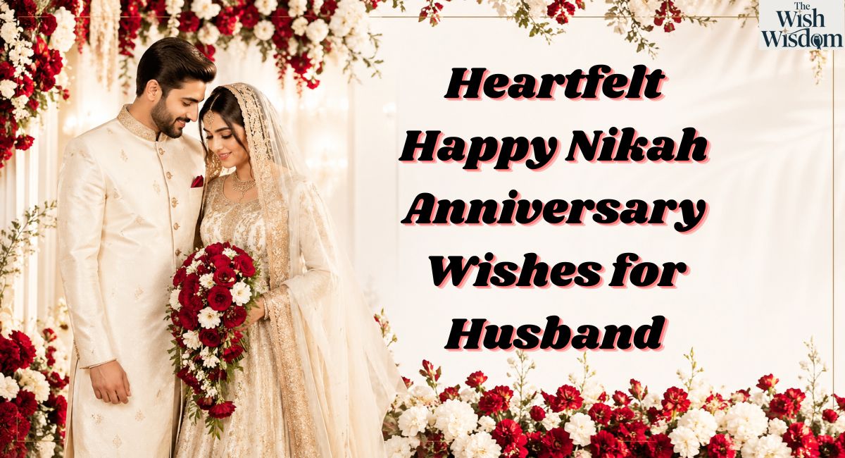 Heartfelt Happy Nikah Anniversary Wishes for Husband