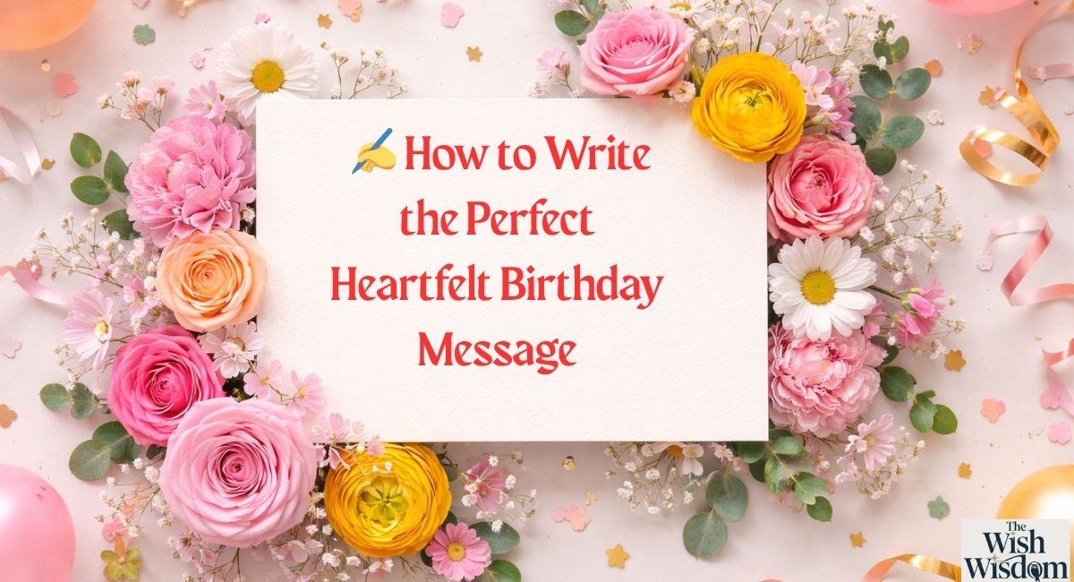 How to Write the Perfect Heartfelt Birthday Message
