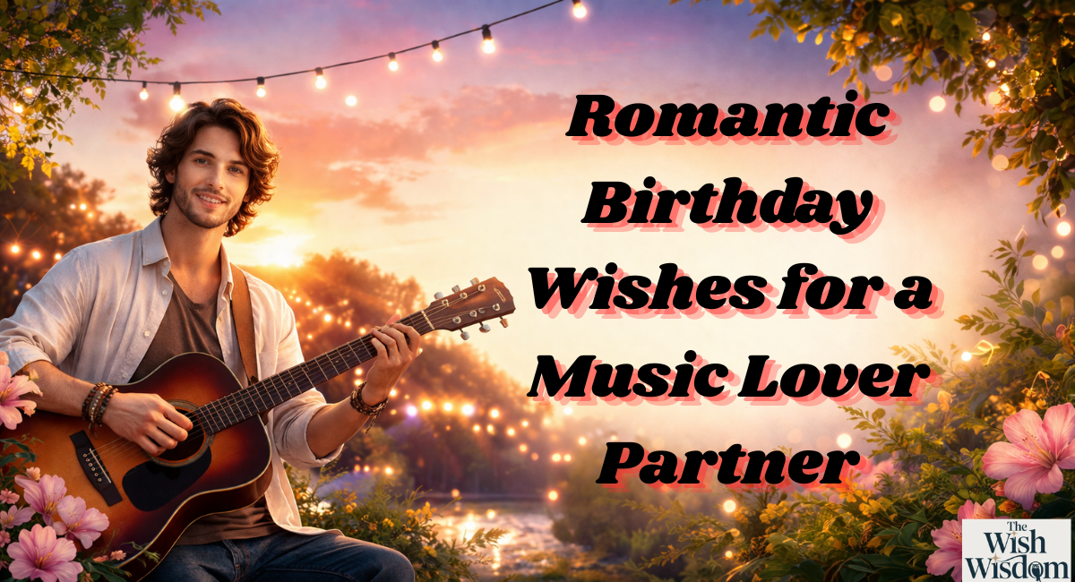 Romantic Birthday Wishes for a Music Lover Partner