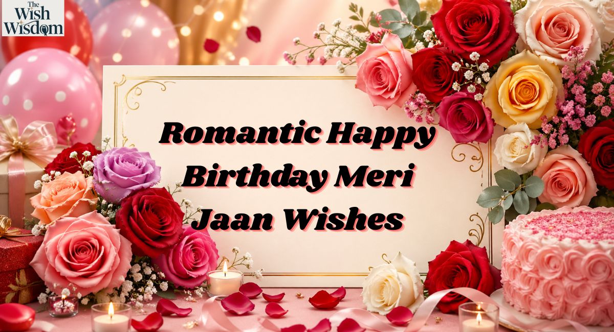 Romantic Happy Birthday Meri Jaan Wishes