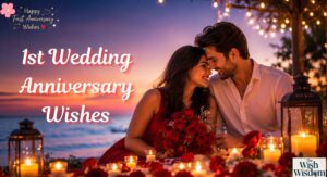 1st Wedding Anniversary Wishes