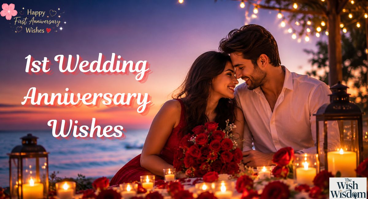 1st Wedding Anniversary Wishes