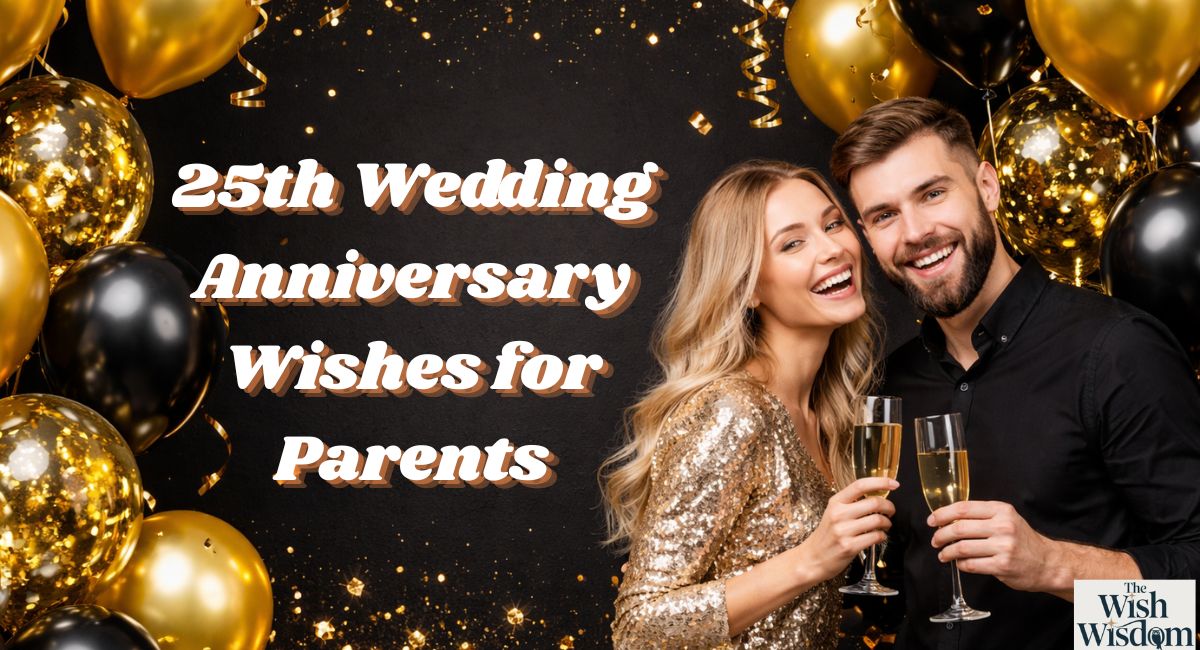 25th Wedding Anniversary Wishes for Parents
