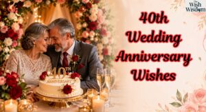 40th Wedding Anniversary Wishes
