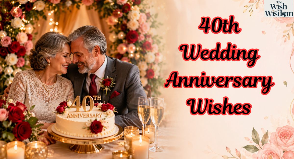 40th Wedding Anniversary Wishes
