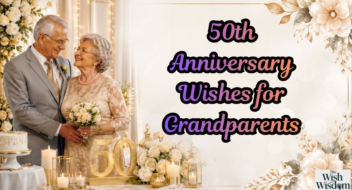 50th Anniversary Wishes for Grandparents