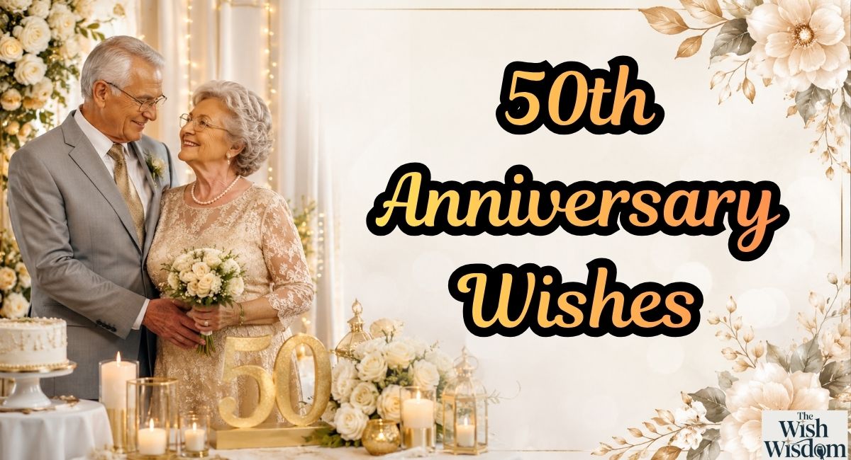 50th Anniversary Wishes