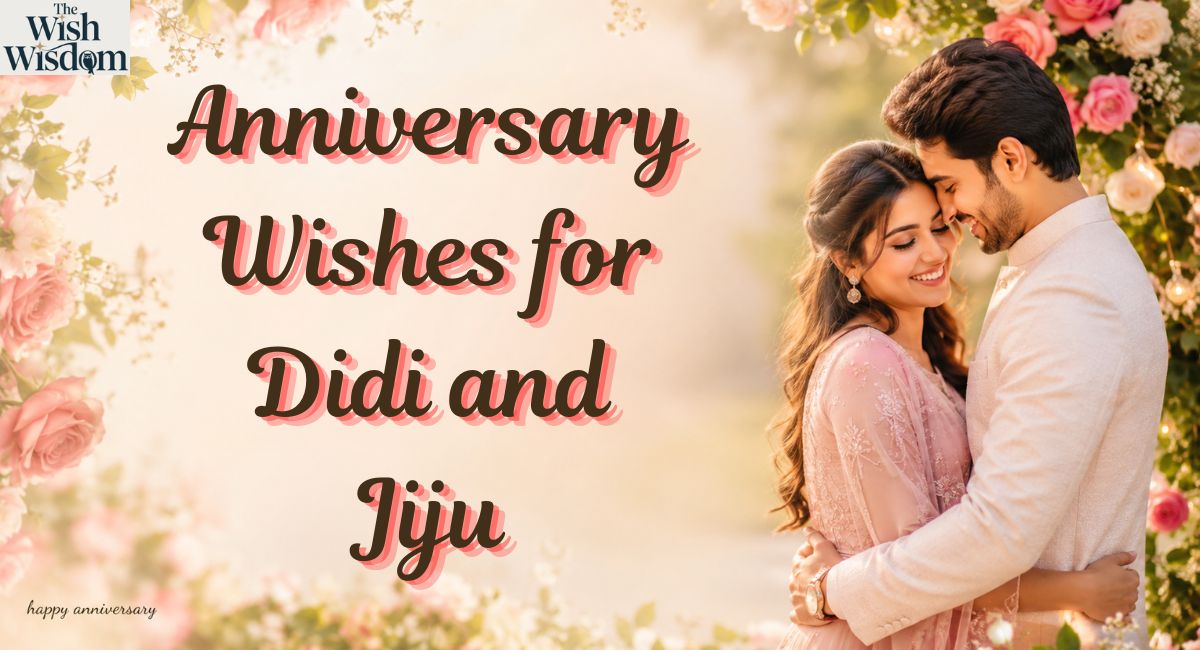 Anniversary Wishes for Didi and Jiju