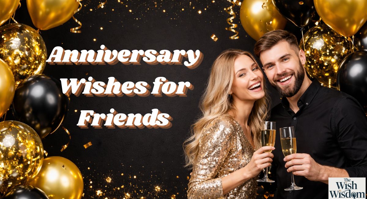 Anniversary Wishes for Friends