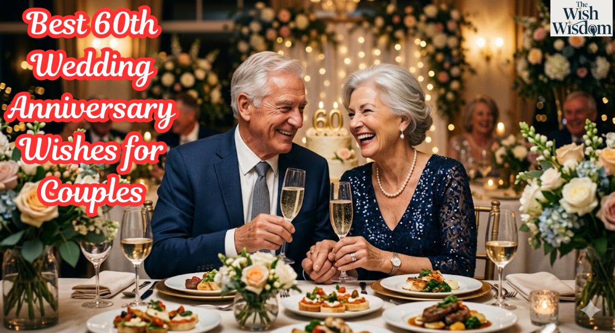 Best 60th Wedding Anniversary Wishes for Couples