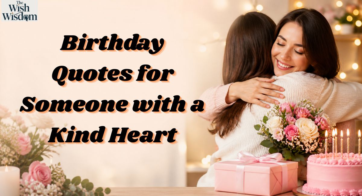 Birthday Quotes for Someone with a Kind Heart