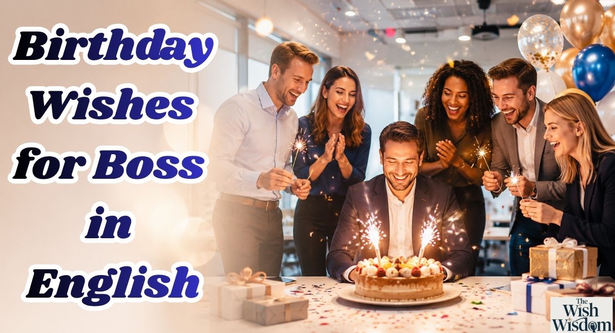 Birthday Wishes for Boss in English