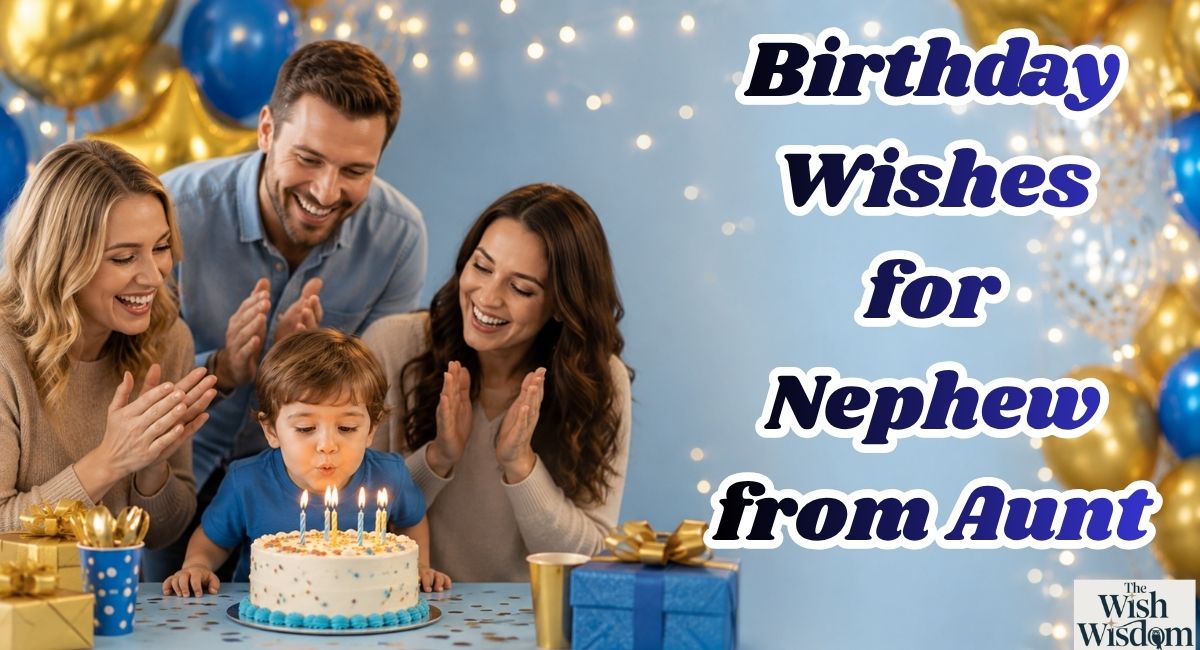 Birthday Wishes for Nephew from Aunt