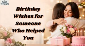 Birthday Wishes for Someone Who Helped You