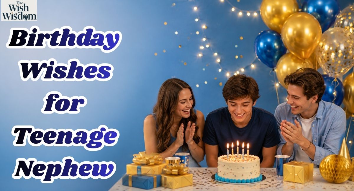 Birthday Wishes for Teenage Nephew