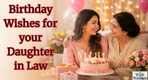 Birthday Wishes for your Daughter in Law
