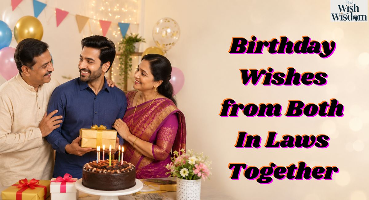 Birthday Wishes from Both In Laws Together