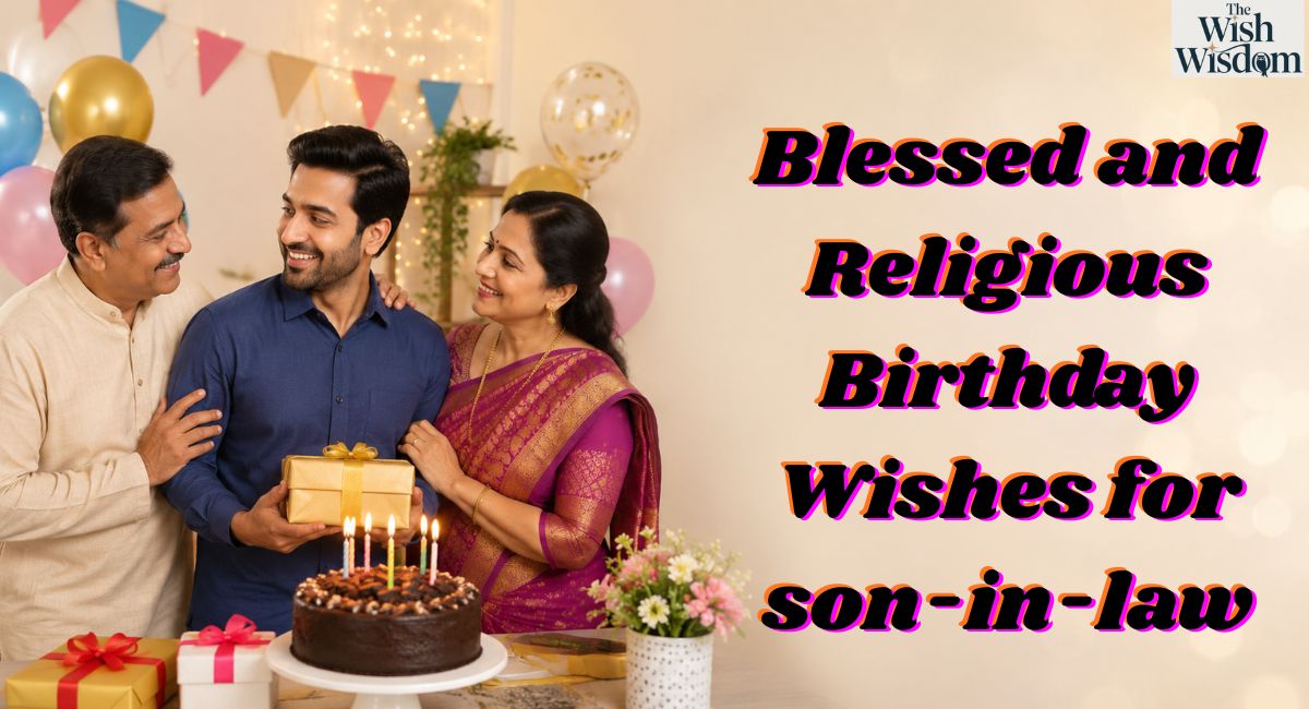 Blessed and Religious Birthday Wishes for  son-in-law