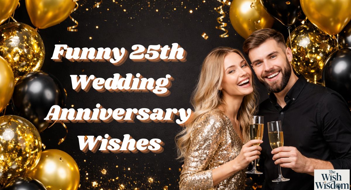 Funny 25th Wedding Anniversary Wishes