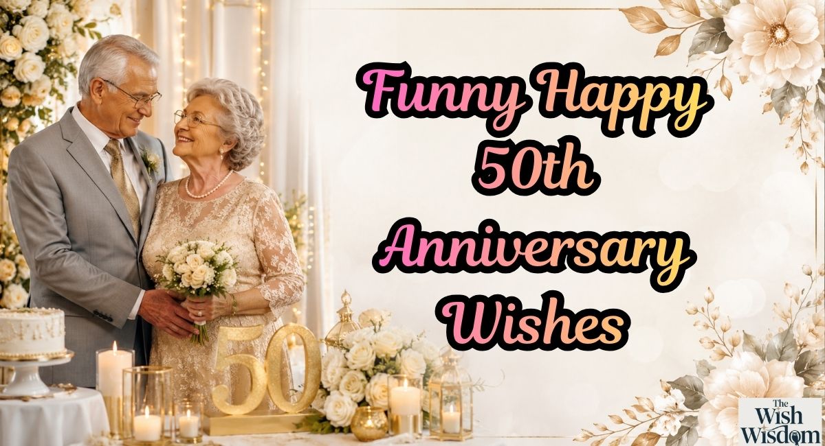 Funny Happy 50th Anniversary Wishes