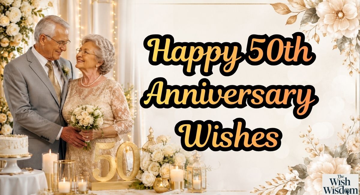 Happy 50th Anniversary Wishes