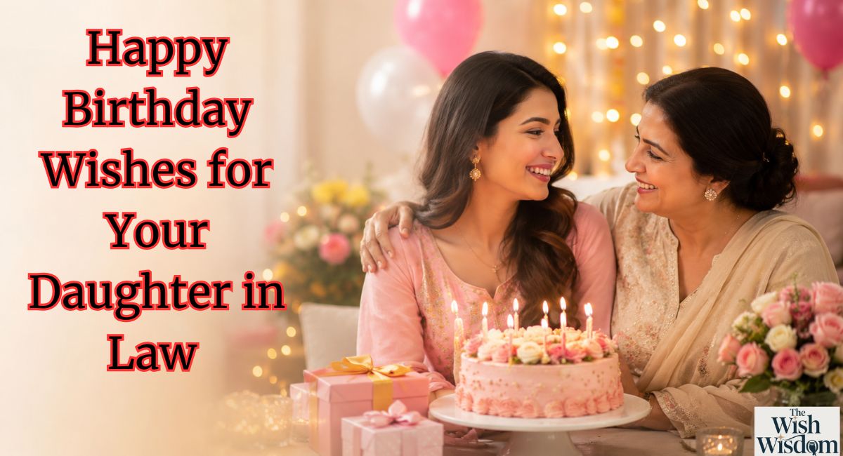 Happy Birthday Wishes for Your Daughter in Law