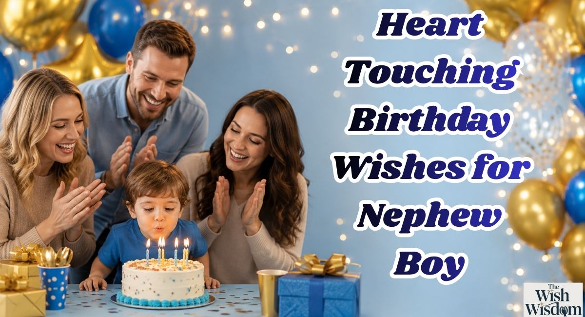 Heart Touching Birthday Wishes for Nephew Boy