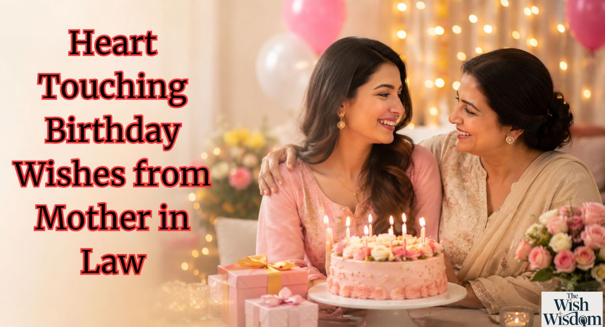 Heart Touching Birthday Wishes from Mother in Law