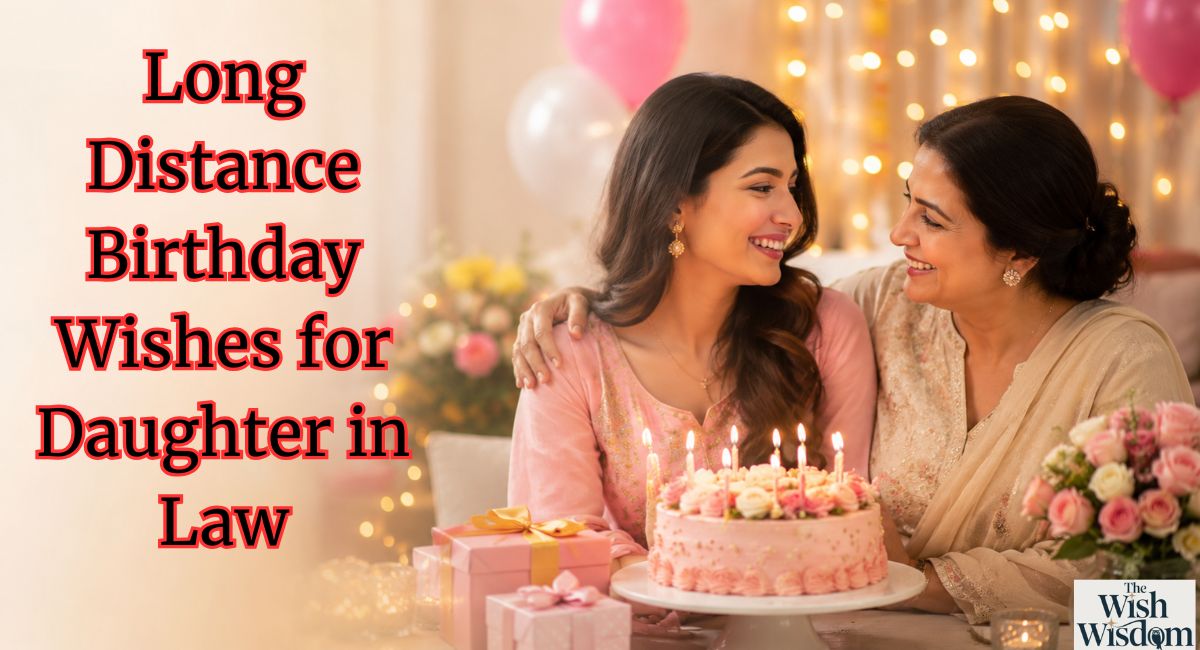 Long Distance Birthday Wishes for Daughter in Law