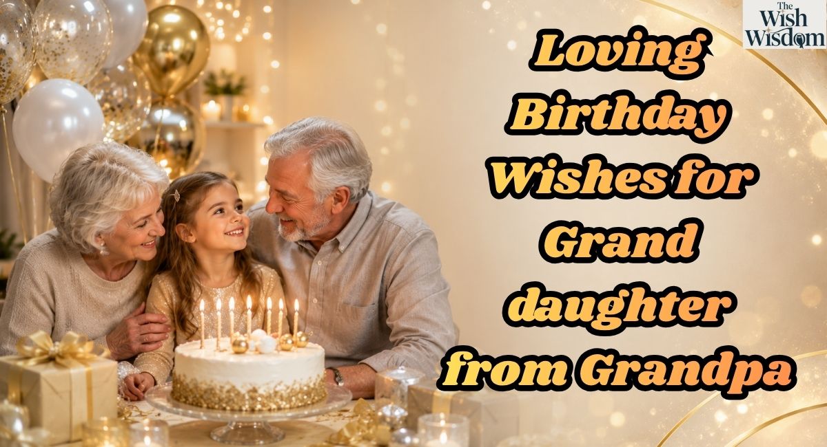 Loving Birthday Wishes for Granddaughter from Grandpa