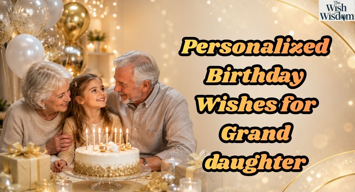 Personalized Birthday Wishes for Granddaughter