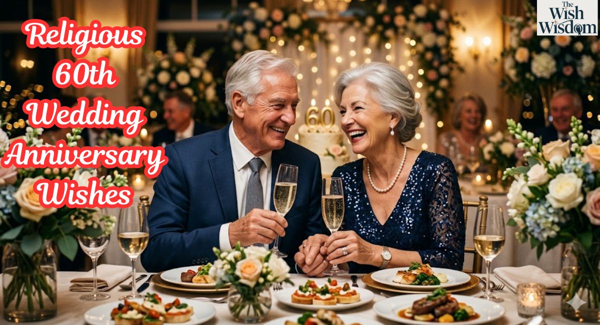 Religious 60th Wedding Anniversary Wishes