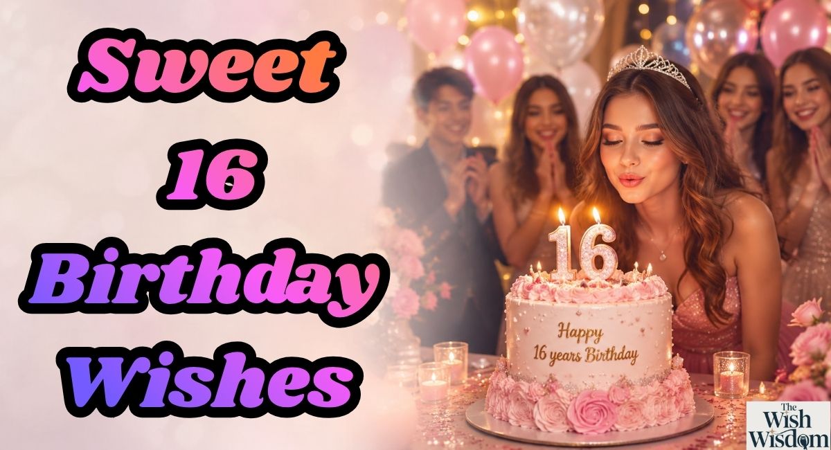 Sweet 16 Birthday Wishes