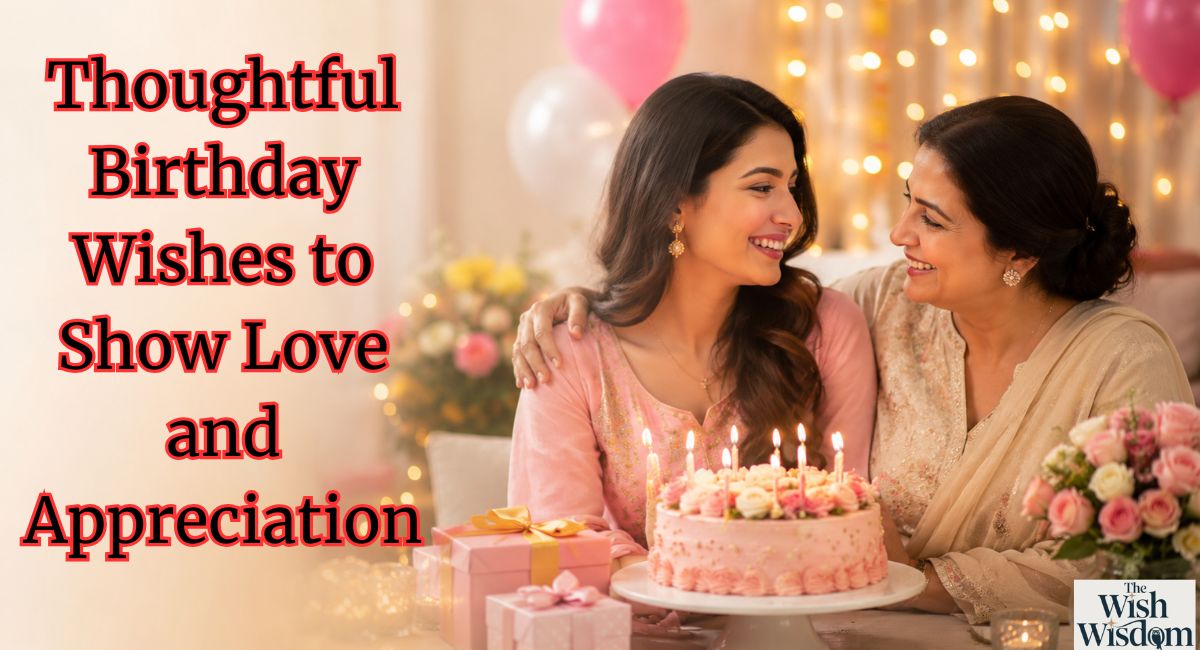 Thoughtful Birthday Wishes to Show Love and Appreciation